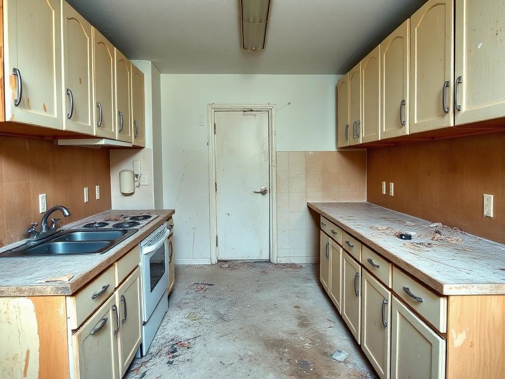 Before - Post-Renovation Kitchen