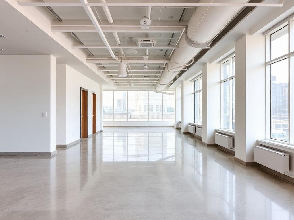 Post-renovation space after final clean